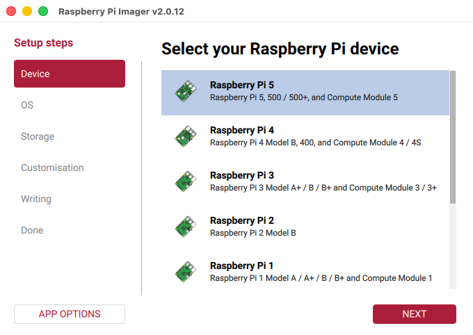 Raspberry Pi Imager 2 on macOS